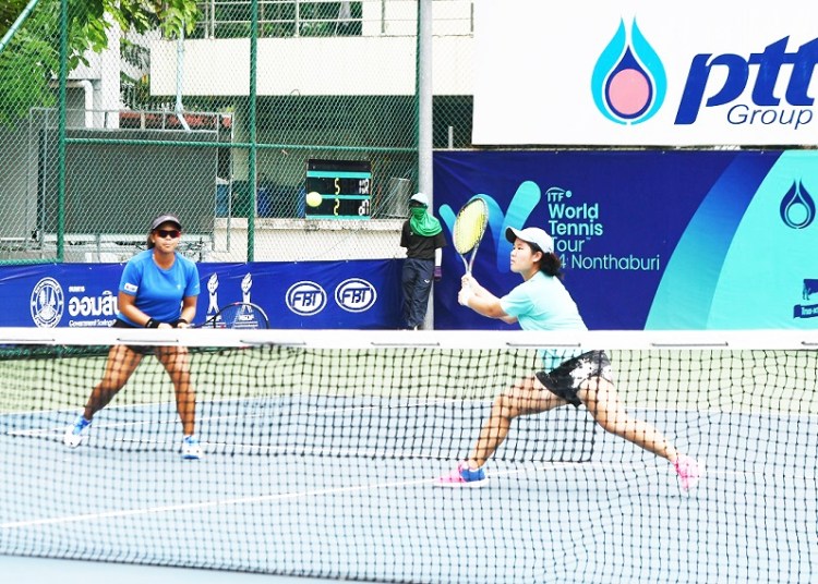 1tennis-ภาวินี ร่วมรักษ์(หน้า)ศุภาพิชญ์ เกือรัมย์ (